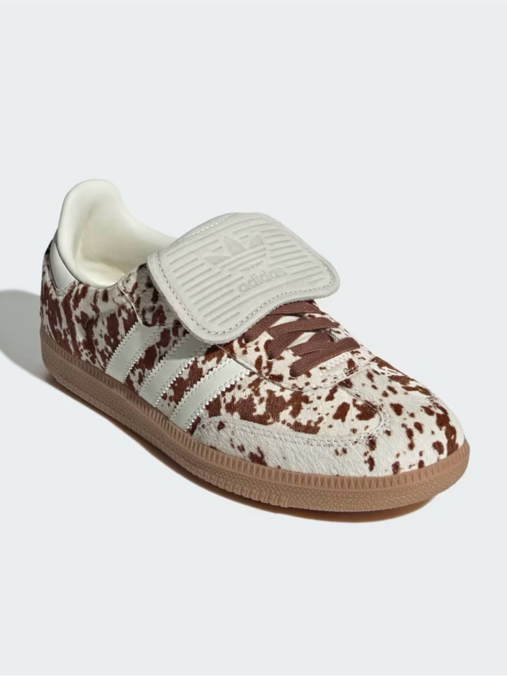adidas Samba LT W Cow Print Pack Brown White.
